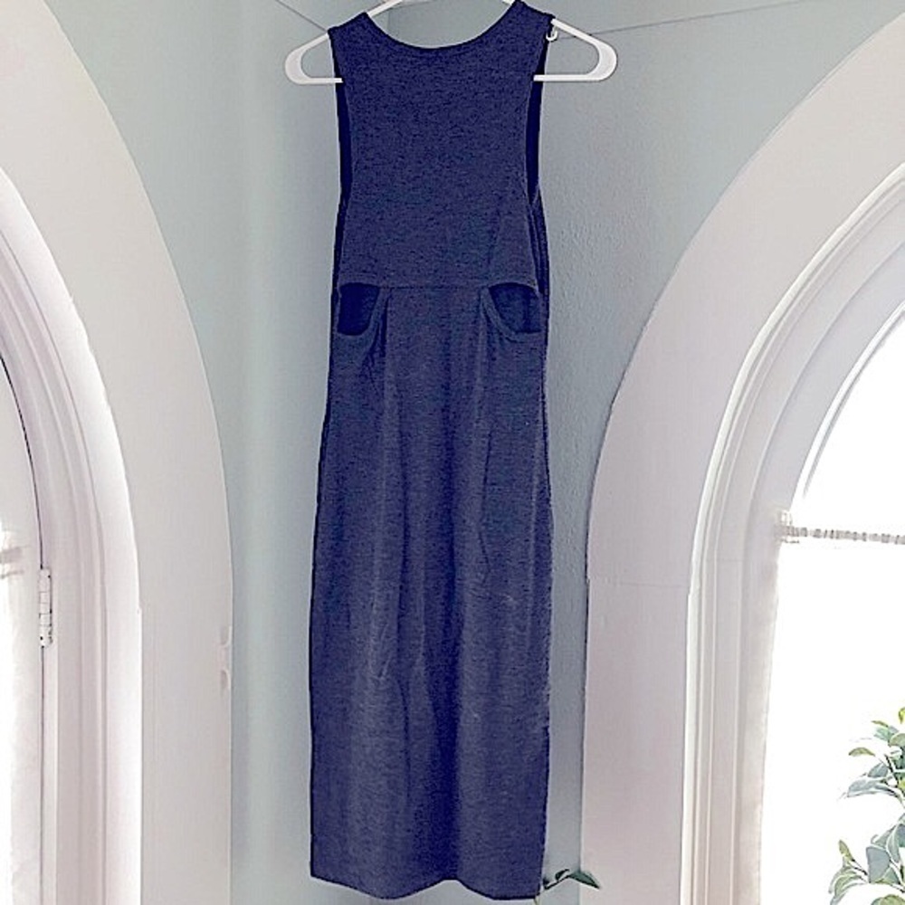 EXPRESS Sleeveless Gray Midi Dress SIZE SMALL